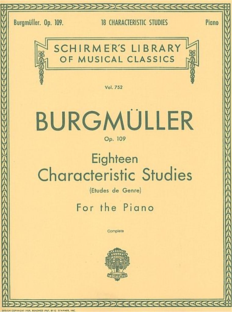 18 Characteristic Studies, Op. 109
